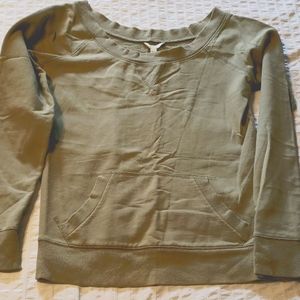 2/$15 Light Olive Green Sweatshirt